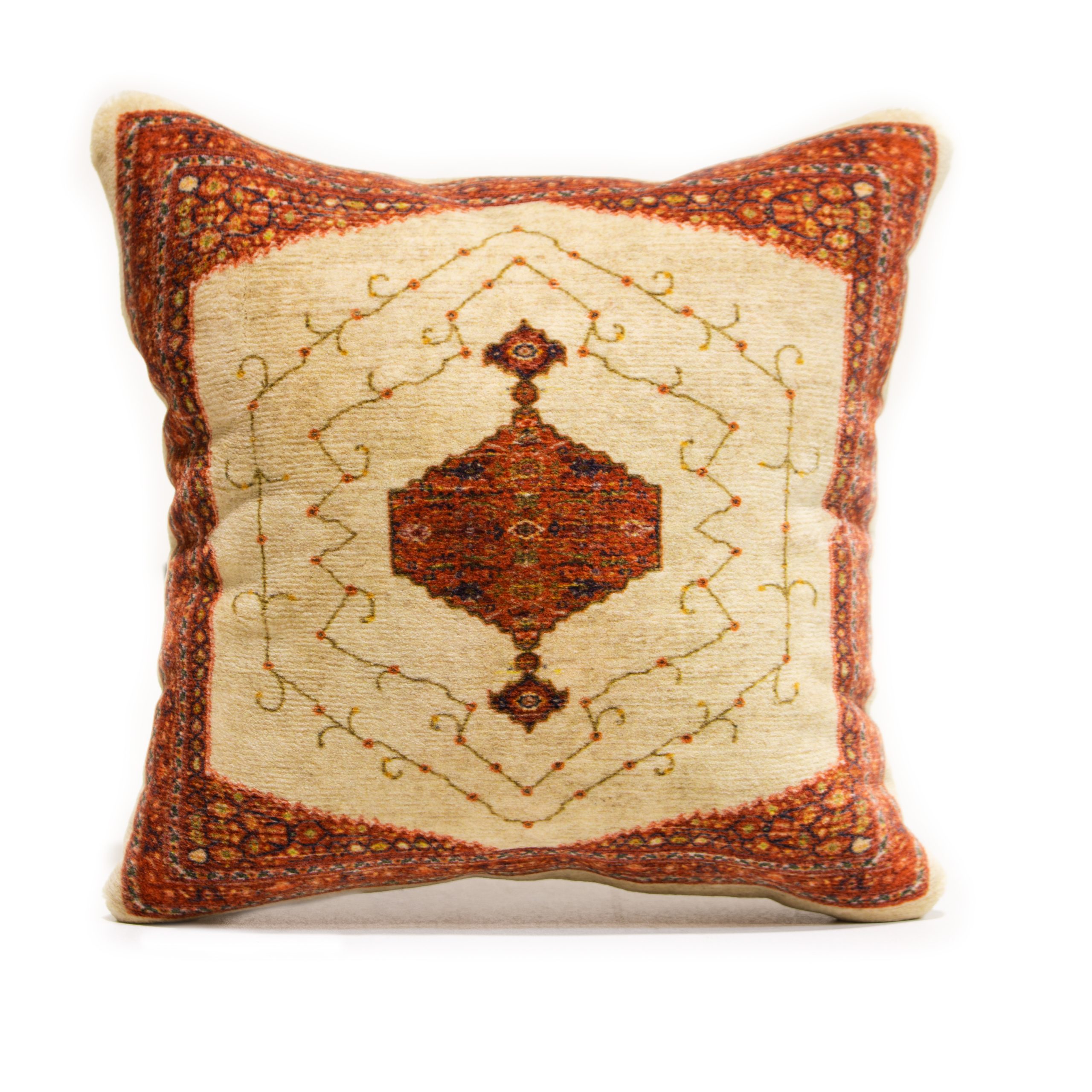 کوسن طرح سه گل کد 600111