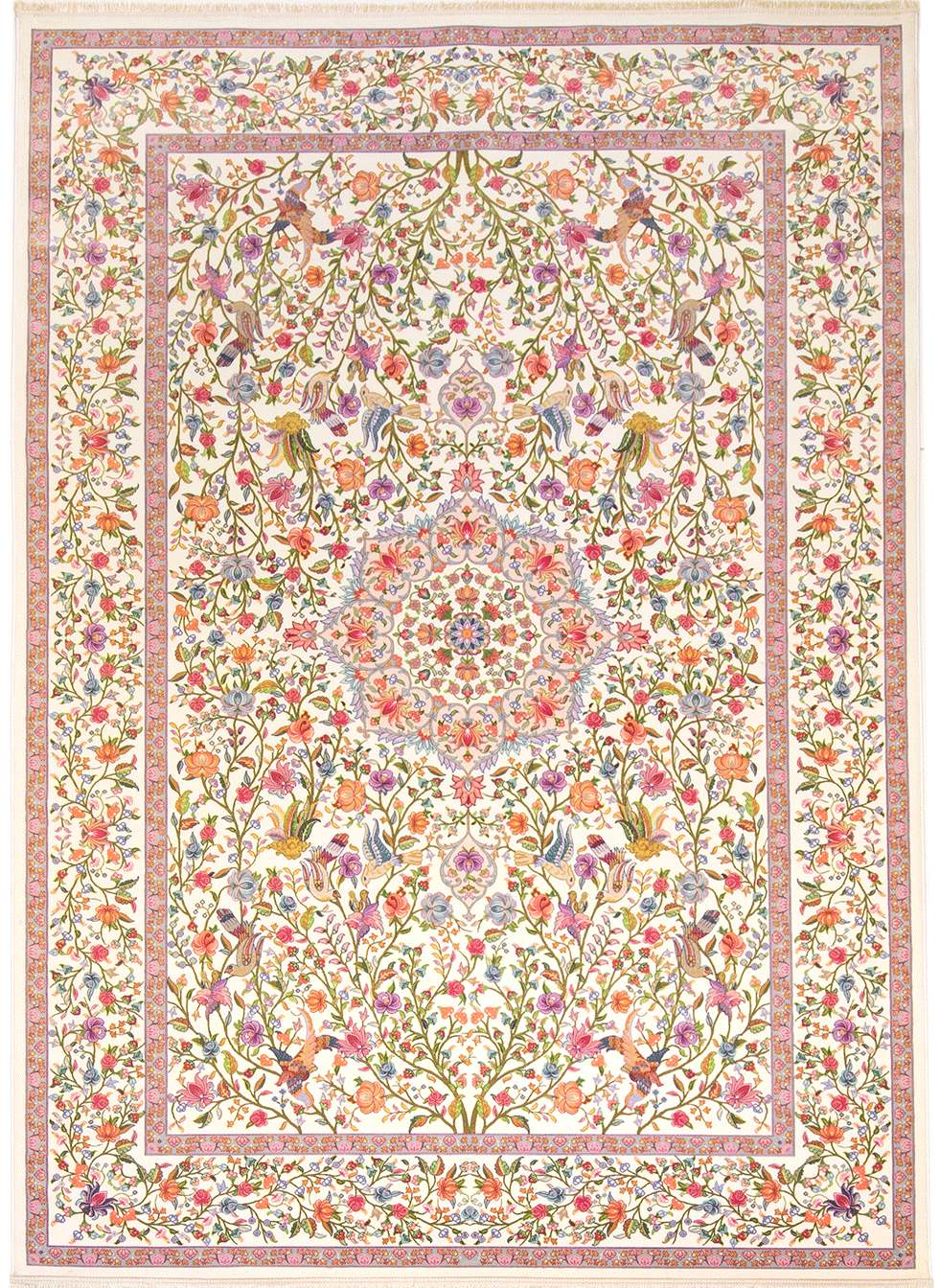 فرش ماشینی طرح گلفرنگ