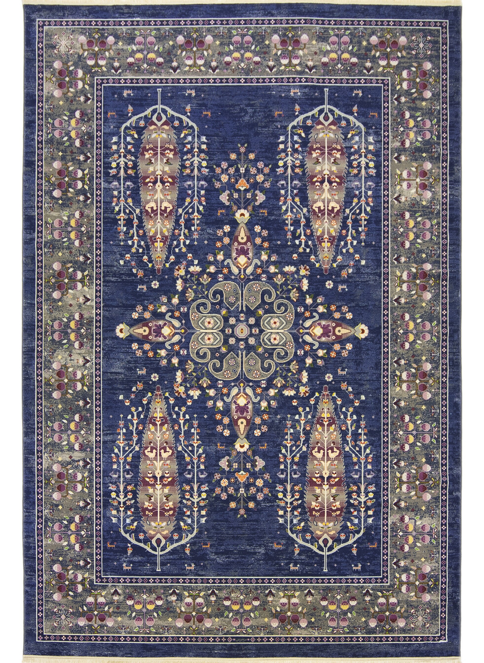 فرش ماشینی طرح باغ ارم