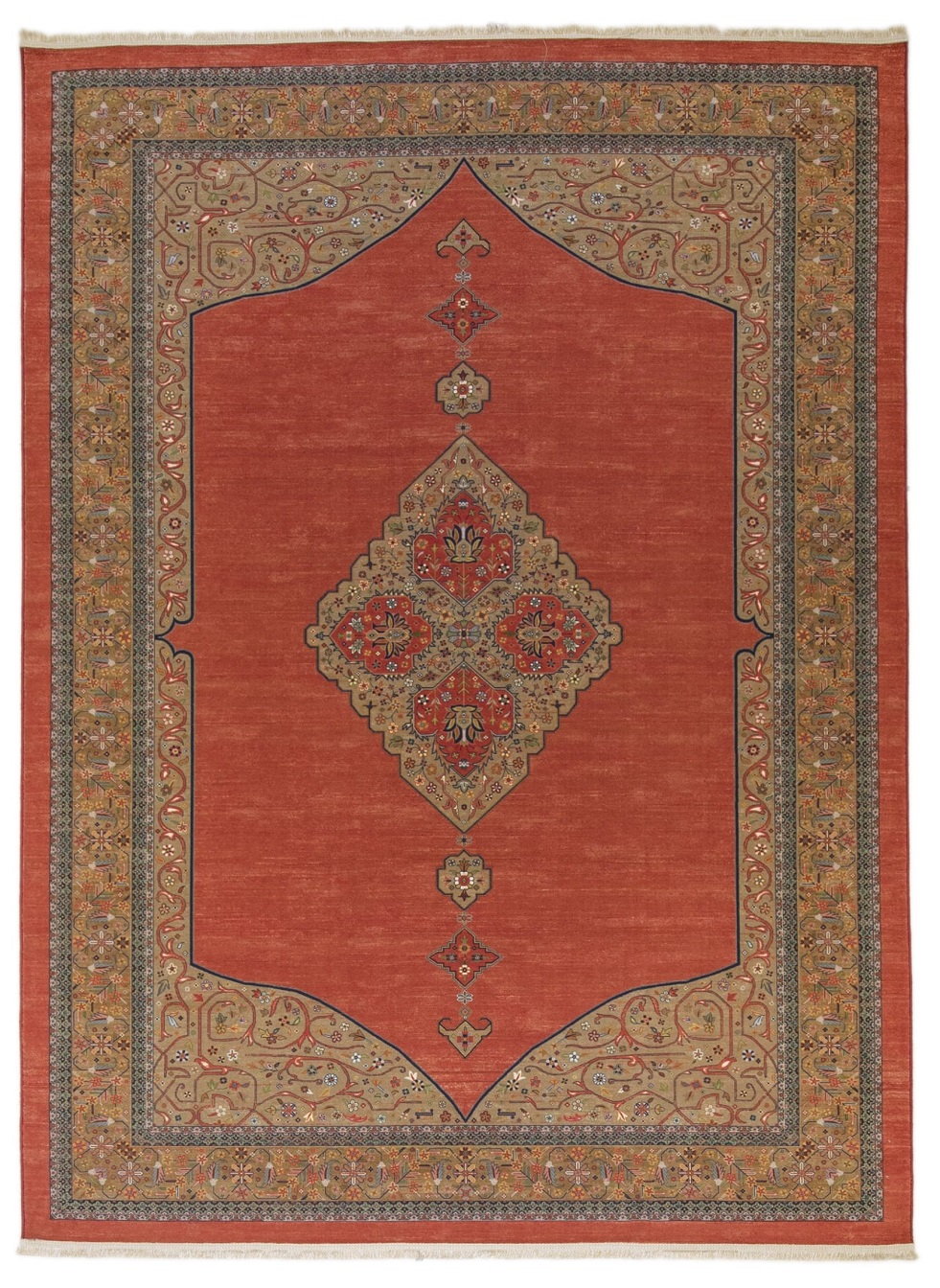 فرش ماشینی طرح پیچک