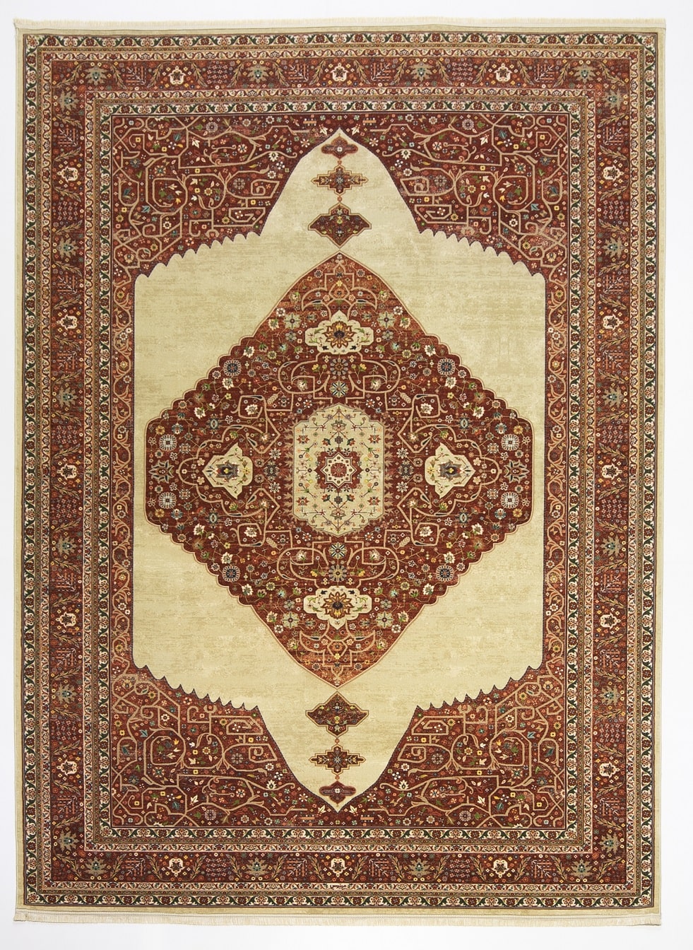 فرش ماشینی طرح قاجار