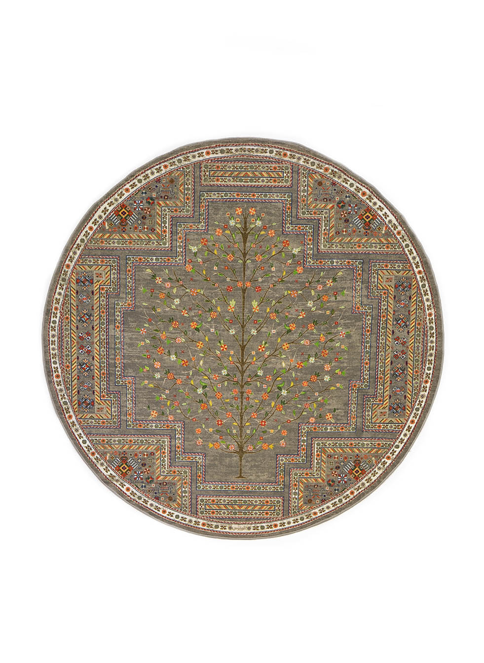 قالیچه گرد کد 600106_4 قالیچه گرد